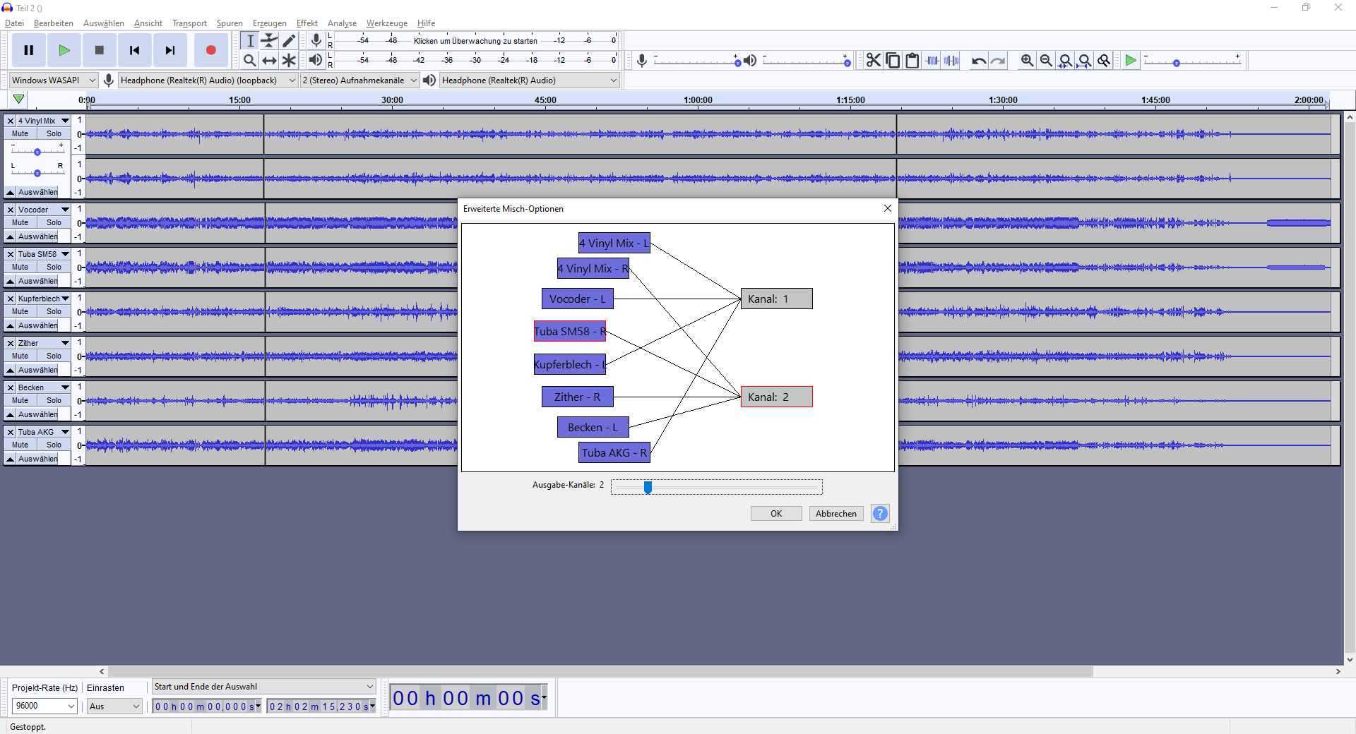2026-03-17 John Cage - Prepared Piano (4 Vinyl 'hyperlinear Quad Motor Driver' Tape Echo Vocoder Mix) (aufnehmen Tape 34)