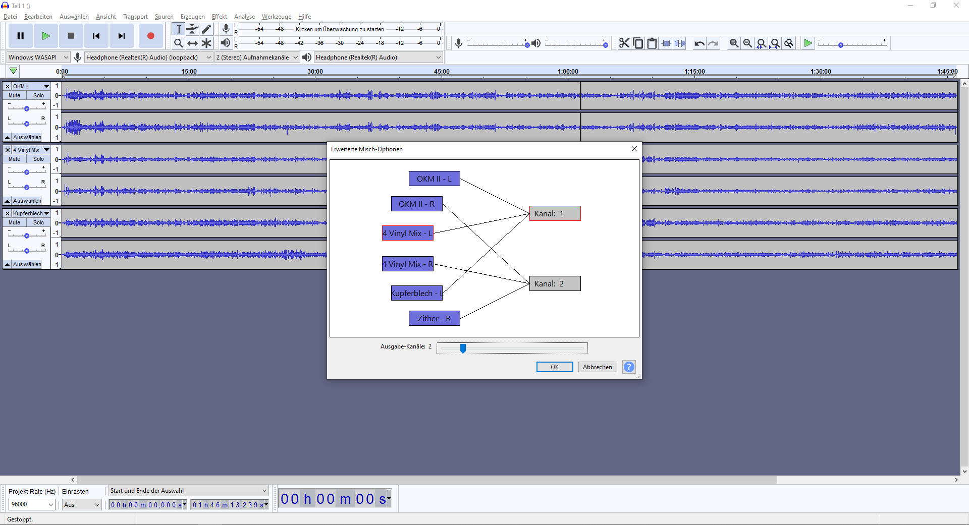 2026-03-17 John Cage - Prepared Piano (4 Vinyl 'hyperlinear Quad Motor Driver' Tape Echo Vocoder Mix) (aufnehmen Tape 34)