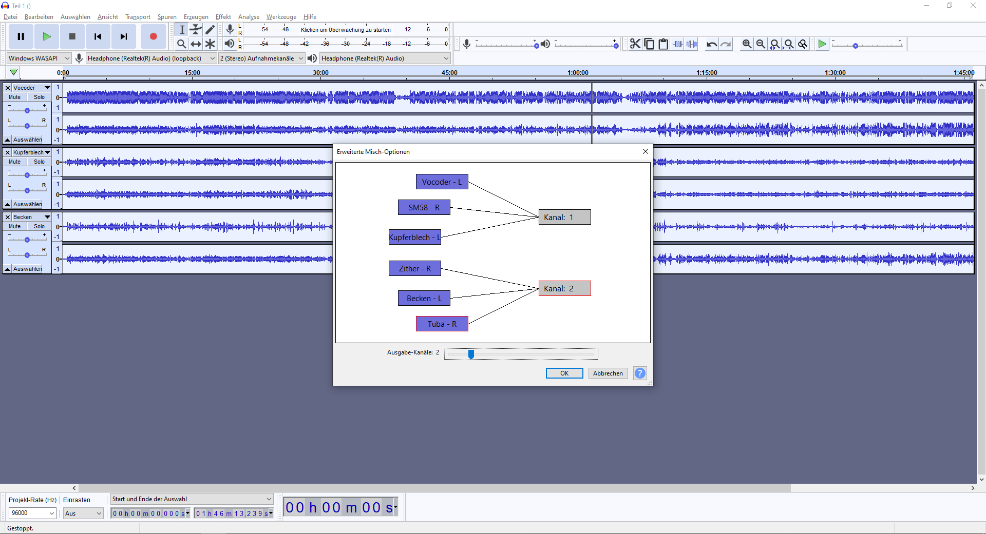 2026-03-17 John Cage - Prepared Piano (4 Vinyl 'hyperlinear Quad Motor Driver' Tape Echo Vocoder Mix) (aufnehmen Tape 34)