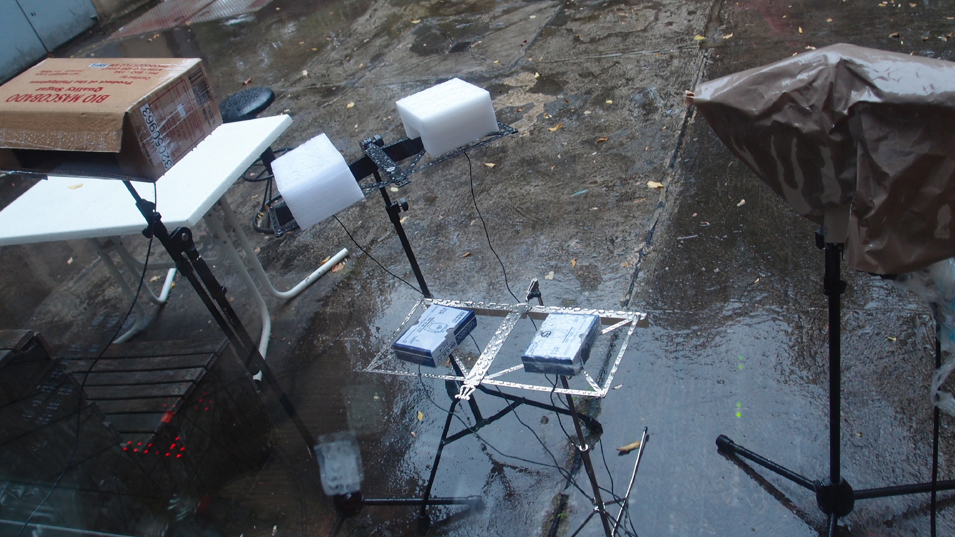 2021-08-16 Das Kleine Regen Rhythmus Orchester spielt wieder (nicht richtig)
