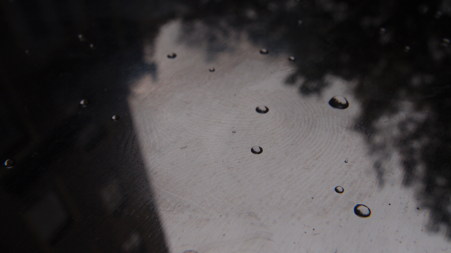 2021-08-30 Das Kleine Regen Rhythmus Orchester spielt 'autonome Beats' (Blech-Mlleimer mit Plastikbehlter)