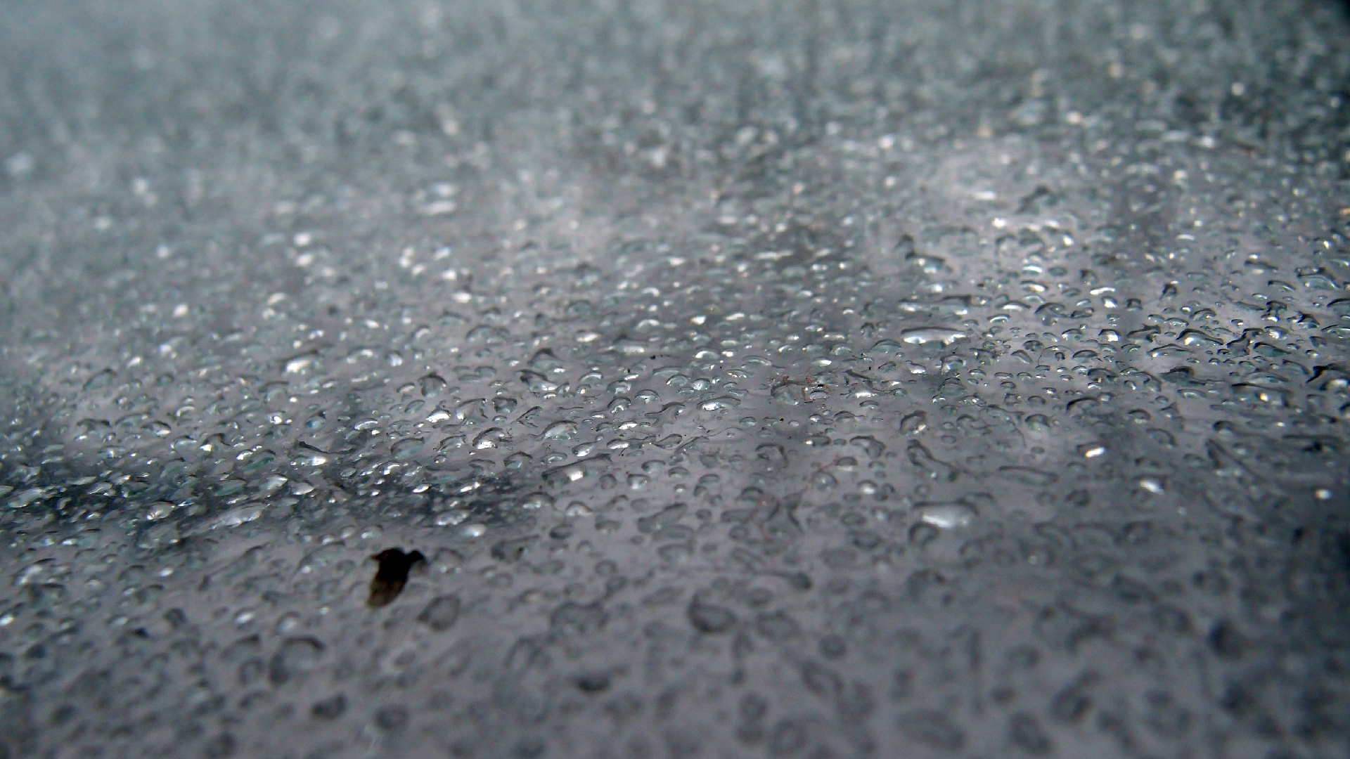 2022-02-08 Das Kleine Regen Rhythmus Orchester (Fensterglas einfach, im Bilderrahmen, II) (Audio, Video)
