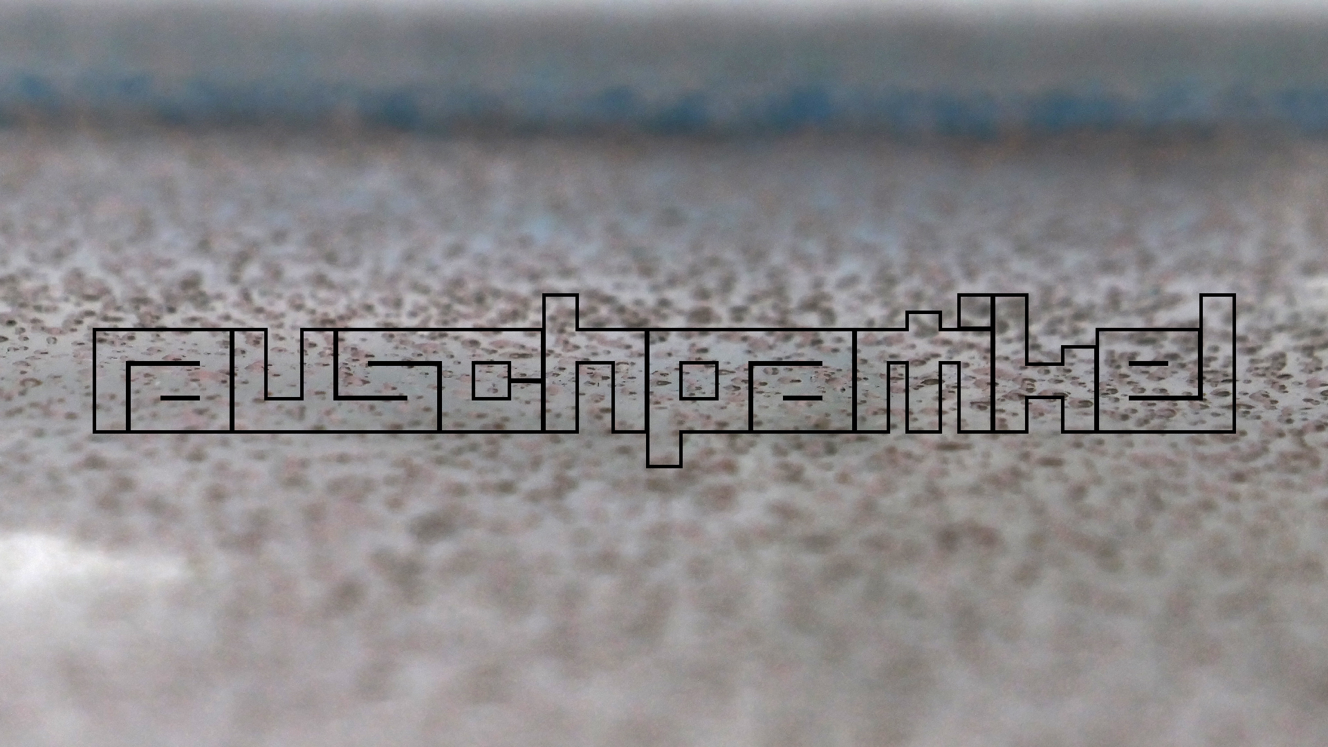 2022-02-16 Das Kleine Regen Rhythmus Orchester (Fensterglas einfach, im Bilderrahmen, III) (Audio, Video)