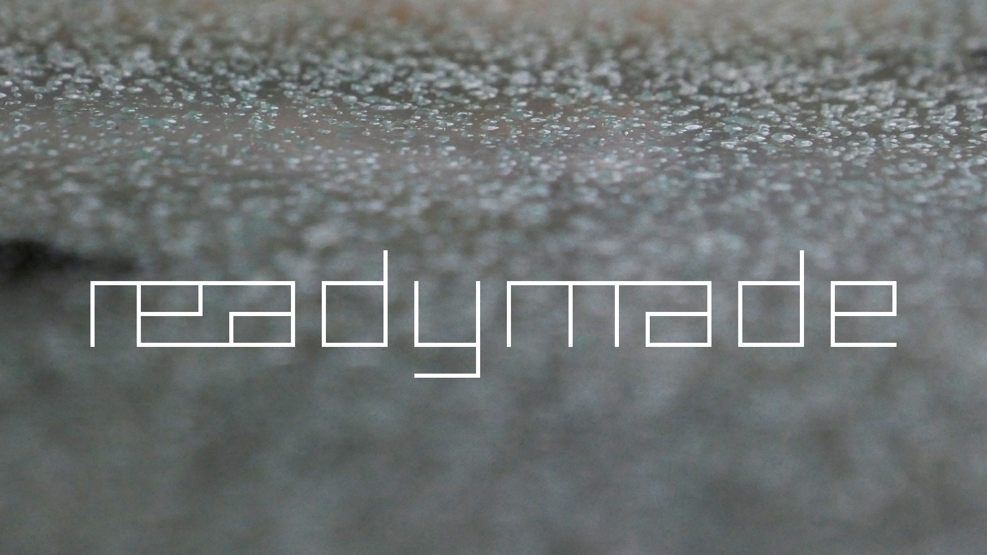 2022-02-16 Das Kleine Regen Rhythmus Orchester (Fensterglas einfach, im Bilderrahmen, III) (Audio, Video)