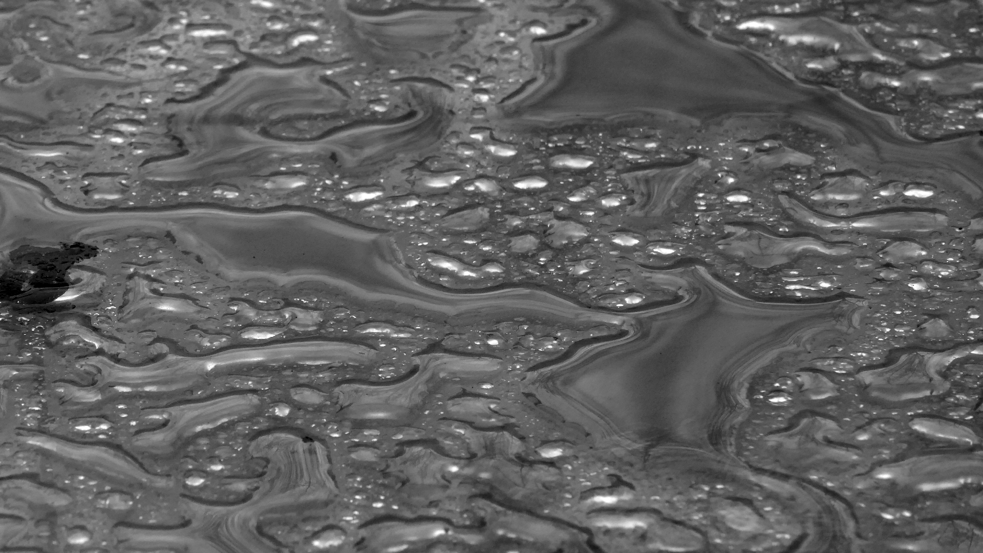 2022-02-16 Das Kleine Regen Rhythmus Orchester (Fensterglas einfach, im Bilderrahmen, III) (Audio, Video)