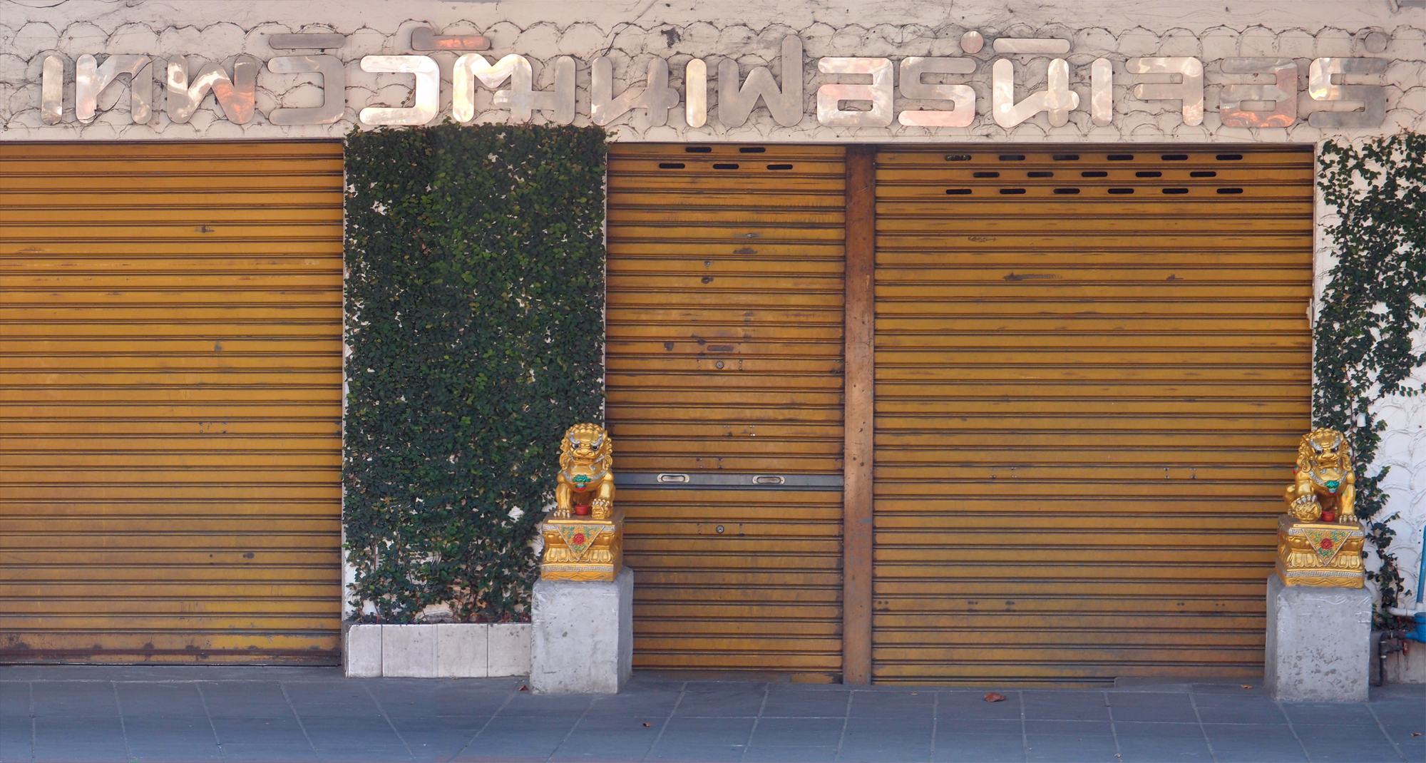 Bangkok schrift (Foto) 