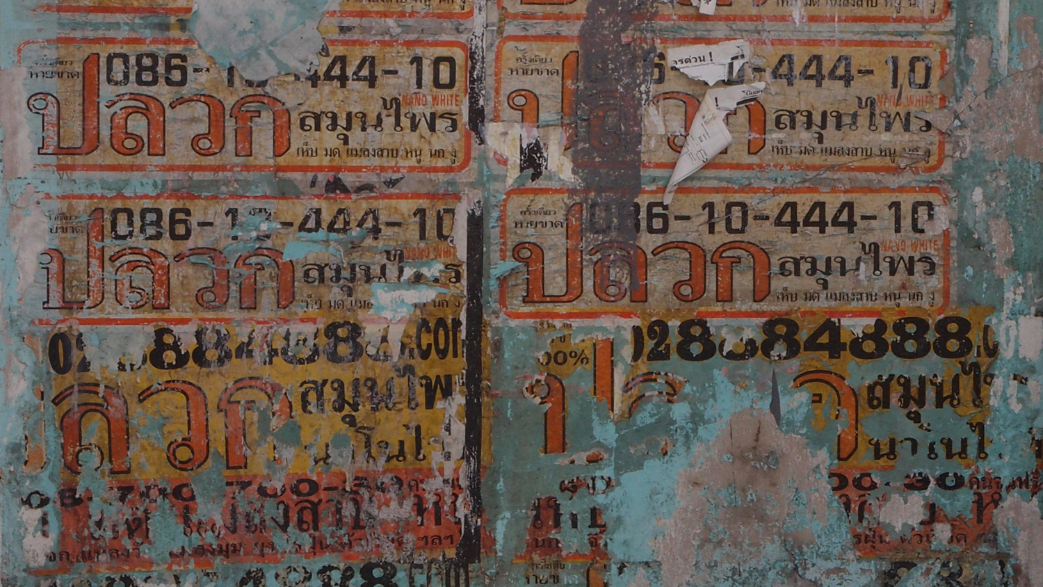 Bangkok schrift (Foto) 